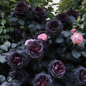 Роза Черная купить по цене от 450р. в интернет-магазине «Посадика» с доставкой почтой в в Пласте и по всей России – [изображение №1].