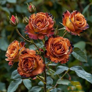 Роза плетистая Оранжевый Бриллиант купить по цене от 450р. в интернет-магазине «Посадика» с доставкой почтой в в Пласте и по всей России – [изображение №1].